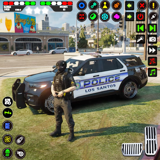 شرطة سيارة العاب: لعبة مطاردة Mod