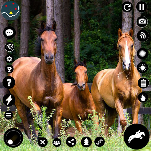 Wild Horse Family Riding Game Mod