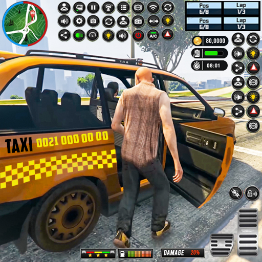 محاكاة ألعاب سيارات الأجرة 3D Mod